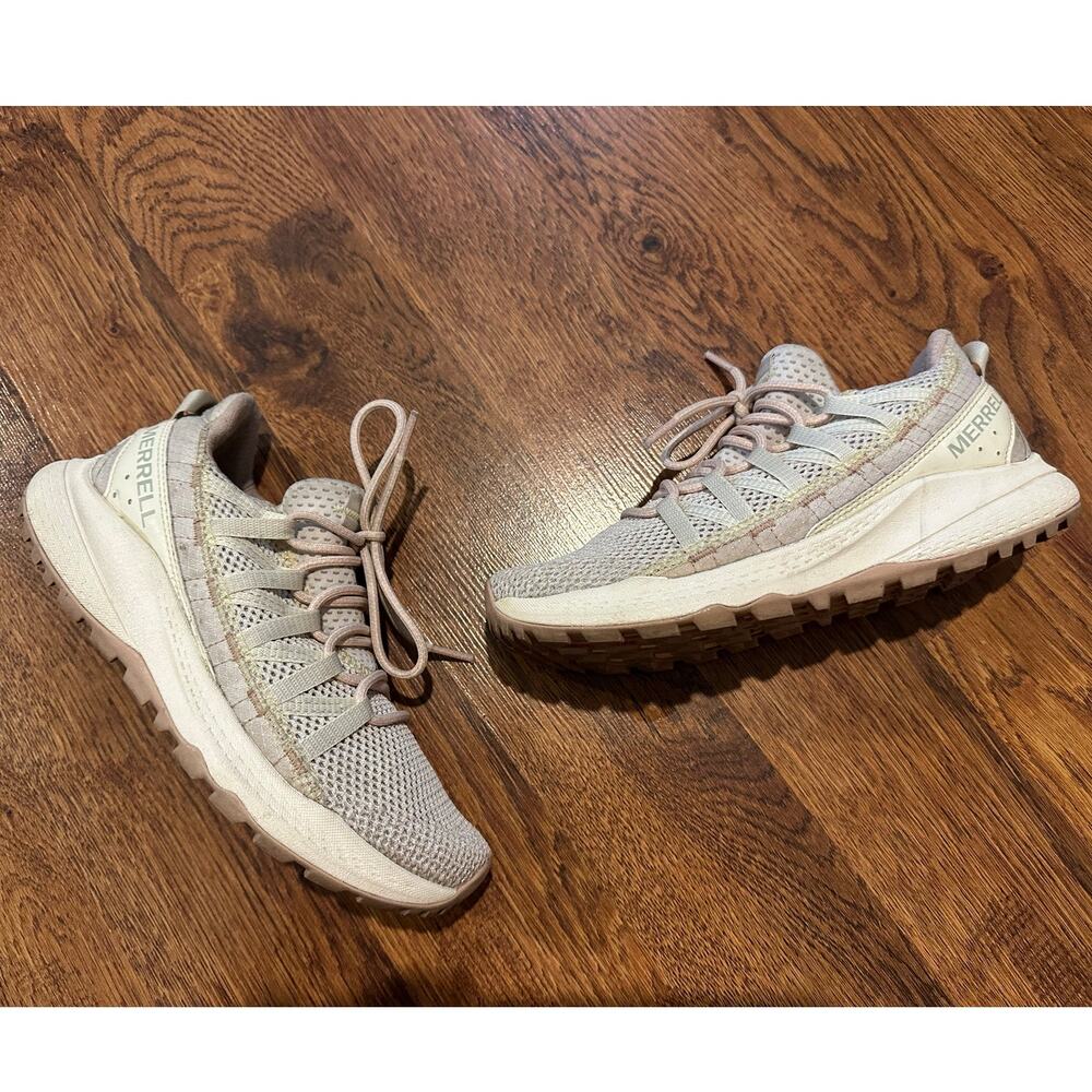 Merrell Women's Athletic Shoes - Light Gray and Cream